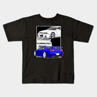 Nissan Skyline Generation Fragment Kids T-Shirt